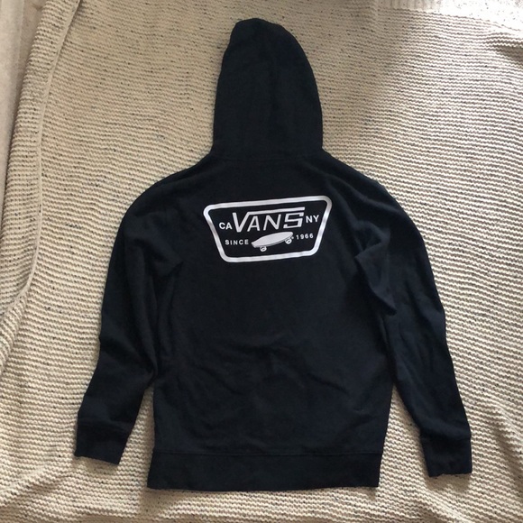 Small, Black Vans pull over hoodie - Picture 2 of 4